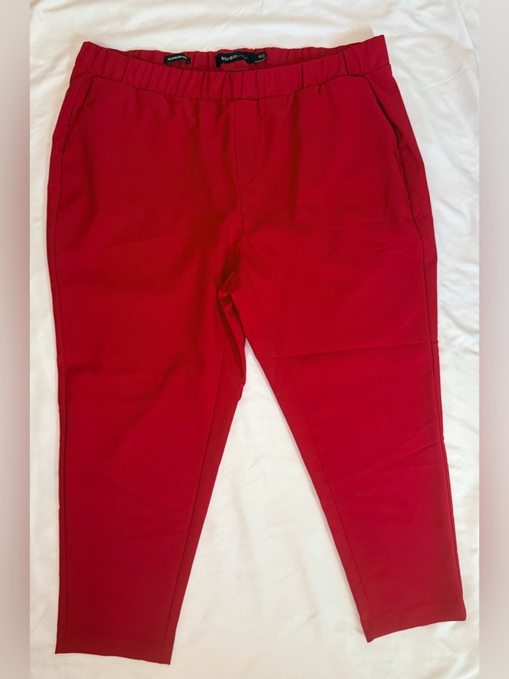 torrid Red Pull-On Tapered Pants